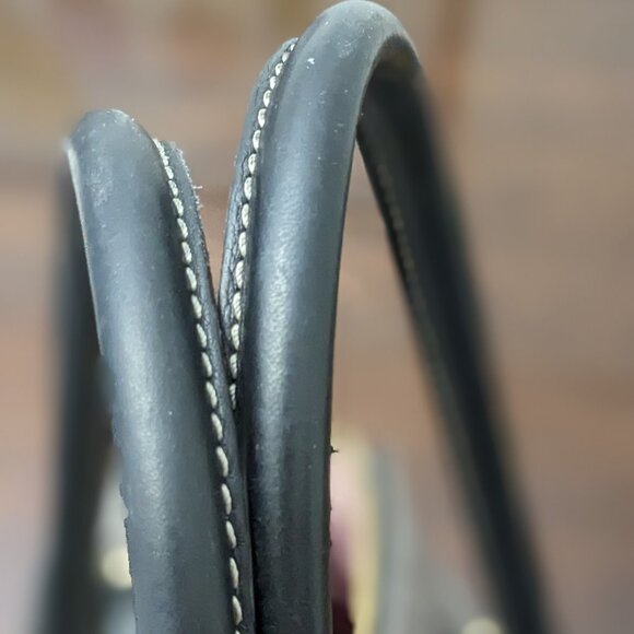 Dooney & Bourke Signature Quilted Logo Zip Zip Black Satchel - Picture 15 of 15